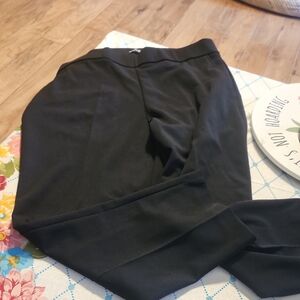 Hilary Radley Black Ponte Pull-On Pants